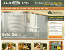 Tablet Screenshot of clarktanks.com.au